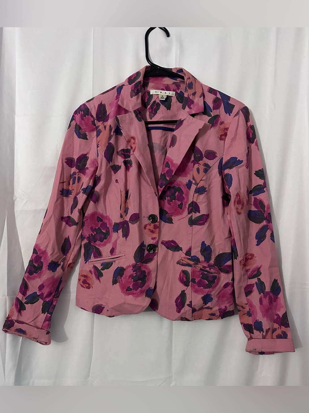 Cabi Rose Garden floral print blazer jacket